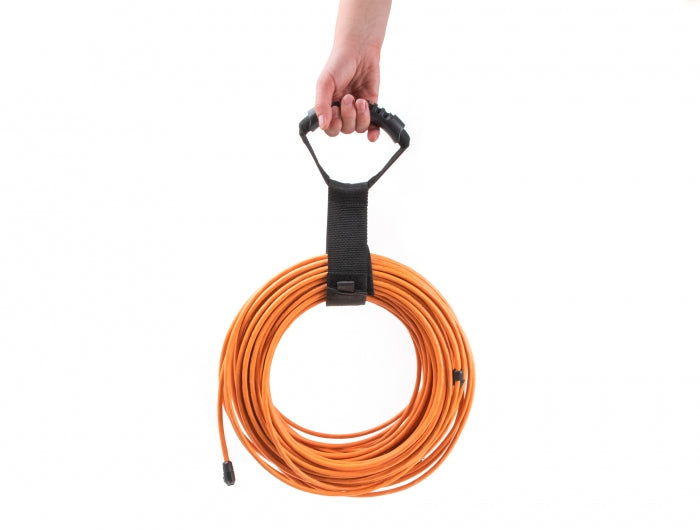 DeLOCK Klettkabelbinder, 50 mm × 0,44 m, Schwarz, 2 Stück