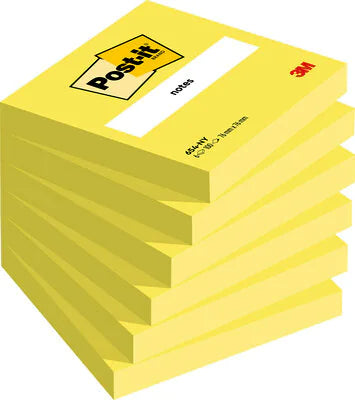 3M Haftnotizen – 76×76 mm – Neongelb, 100 Blatt, PEFC