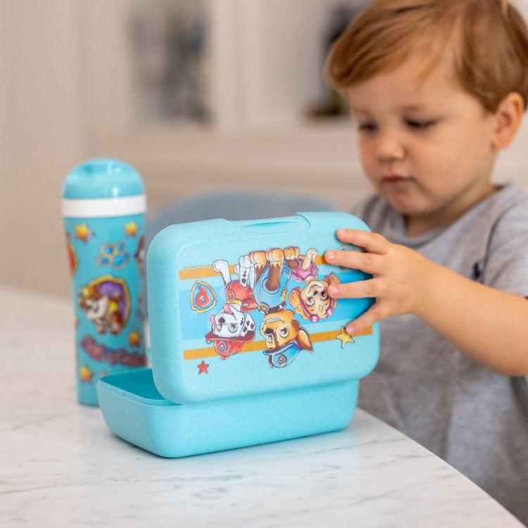 koziol Lunchbox CANDY L – 13,5 × 19,0 × 6,5 cm, Kunststoff (biozirkulär), Hellblau, spülmaschinenfest
