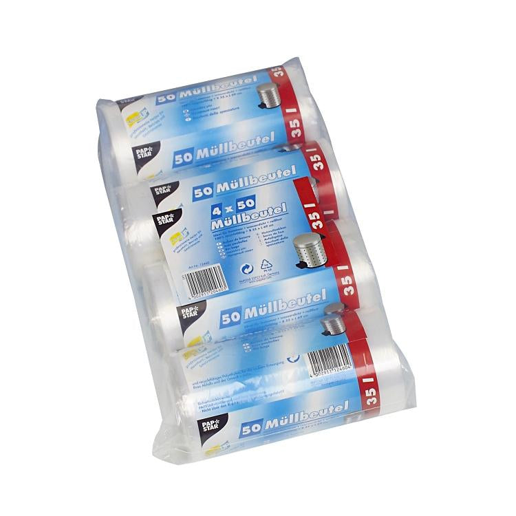 Weita Mehrzweckbeutel – 35 l, PE, transparent, 550 × 690 mm, 200 Stk