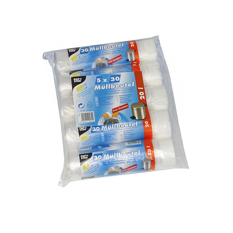Weita Mehrzweckbeutel – 20 l, PE, transparent, 480 × 550 mm, 150 Stk