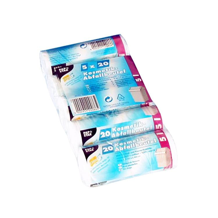 Weita Kehrichtsack – 5 l, LDPE, weiss, 360 × 440 mm, 100 Stk