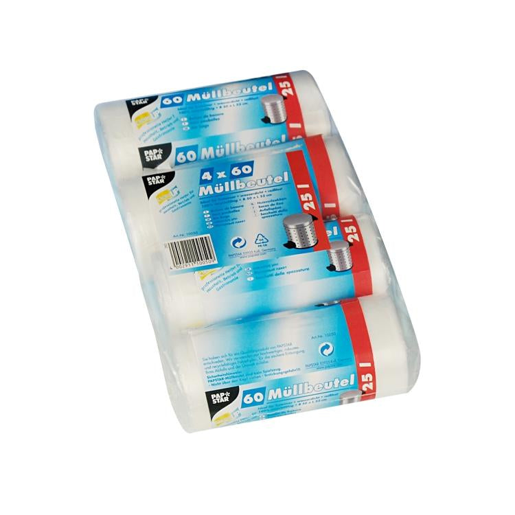 Weita Mehrzweckbeutel PAP10050 – 25 l, HDPE, transparent, 500 × 520 mm, 240 Stk