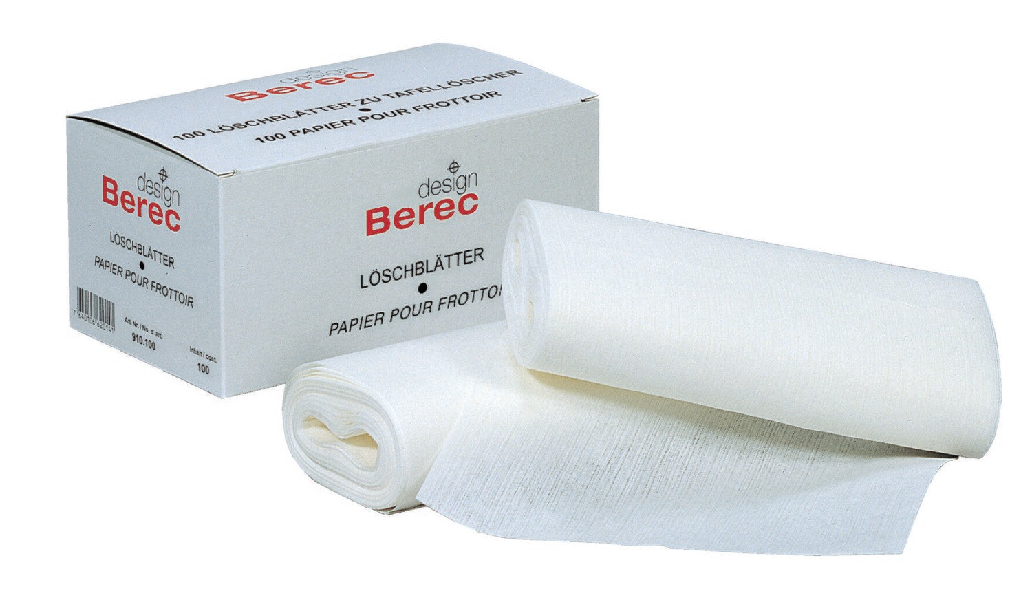 BEREC Löschpapier – Weiss, 100 Blatt
