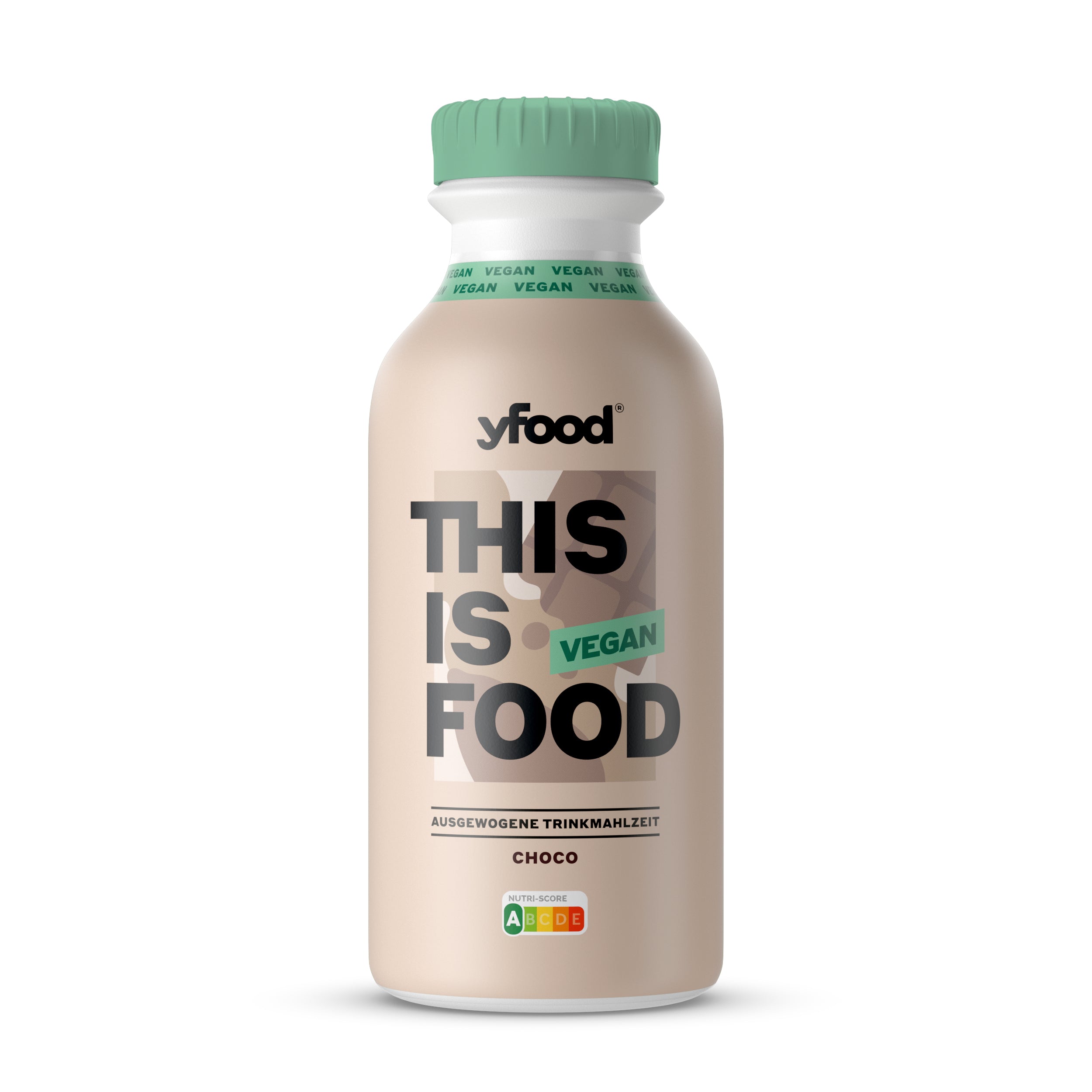 YFood Trinkmahlzeit Schokolade vegan Flasche – 6×500 ml
