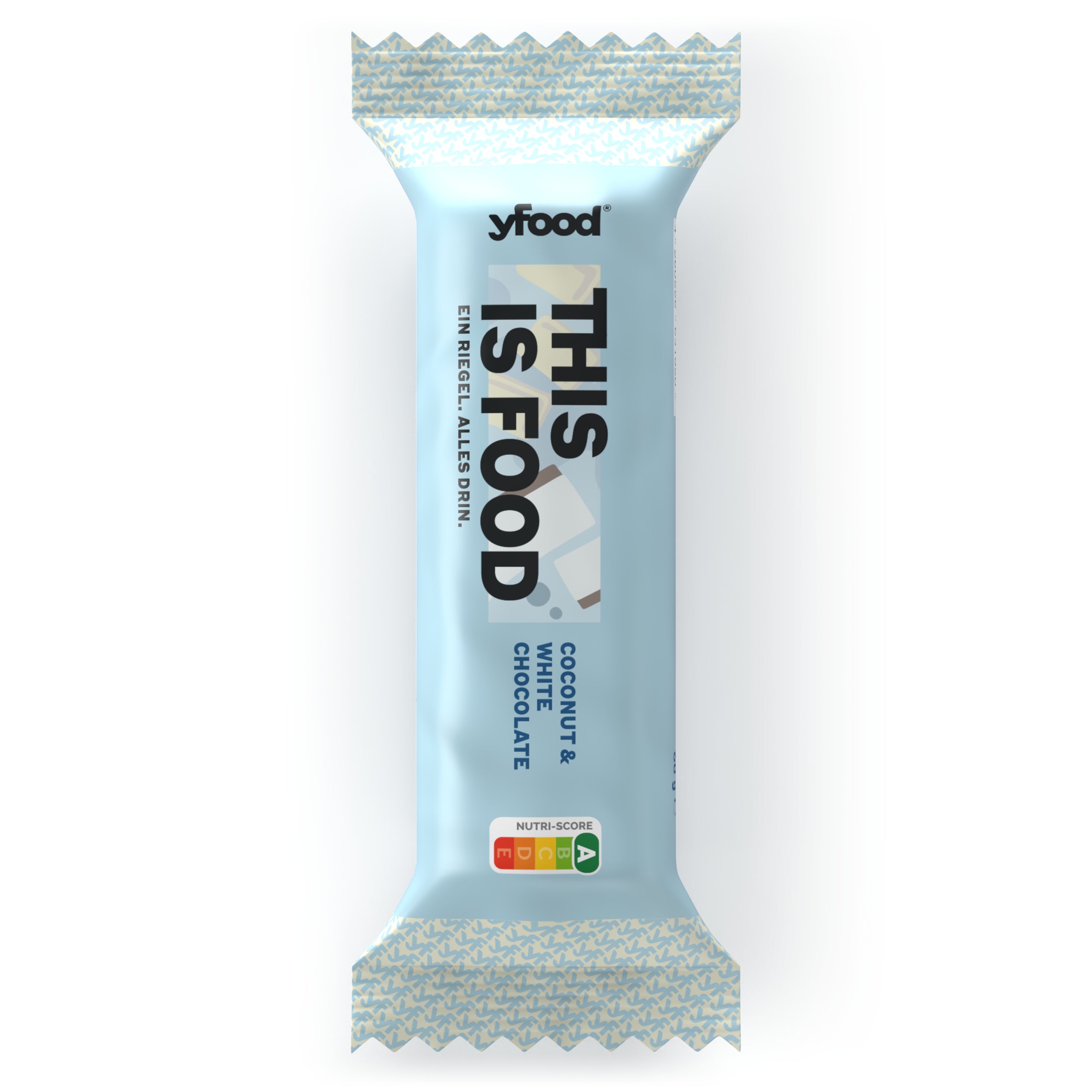YFOOD Protein-Riegel – Kokosnuss, weisse Schokolade – 12 × 60 g