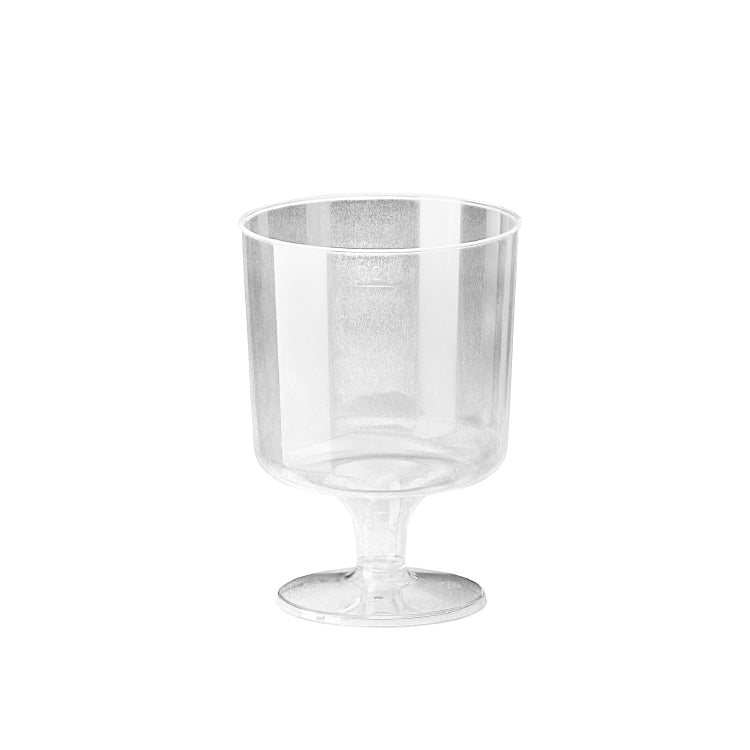 Weita Weinglas-Becher Kunststoff, 2 dl – transparent – 10 Stk.