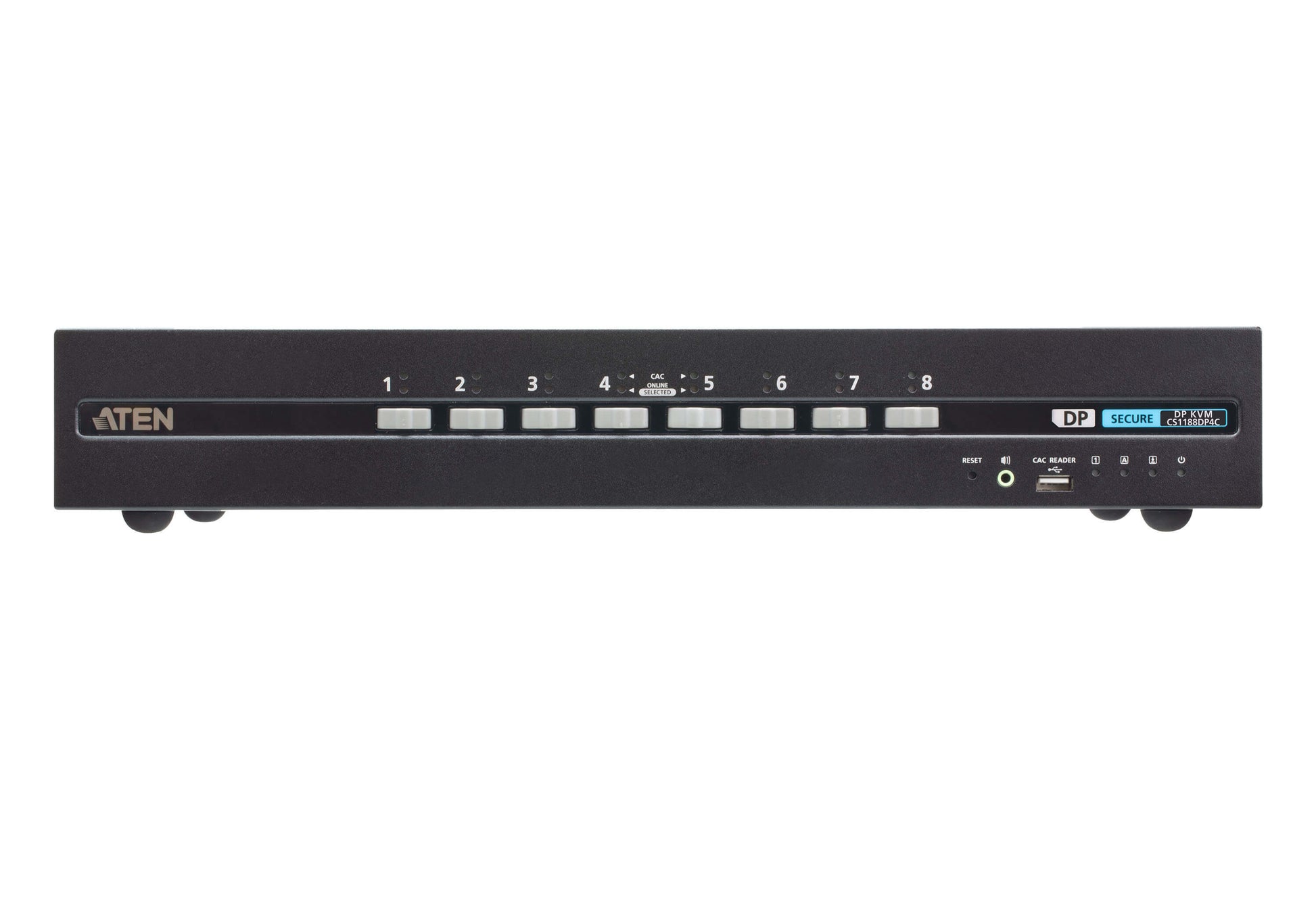 ATEN 8-Port DP KVM-Switch – 4K/30 Hz, USB 2.0-Hub, Audio
