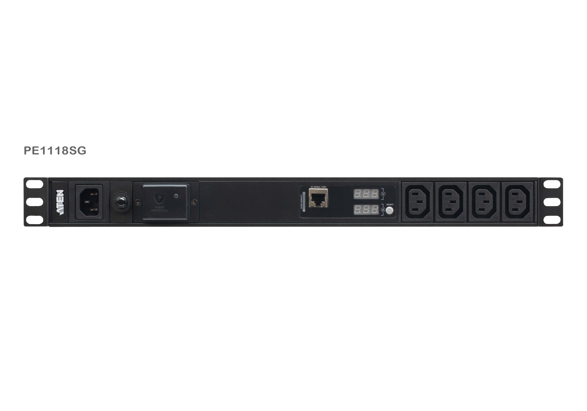 ATEN Rack-PDU – Überwacht, LCD, Rack 1U, 10 A 100–240 V, 18×C13, C14, 3 m