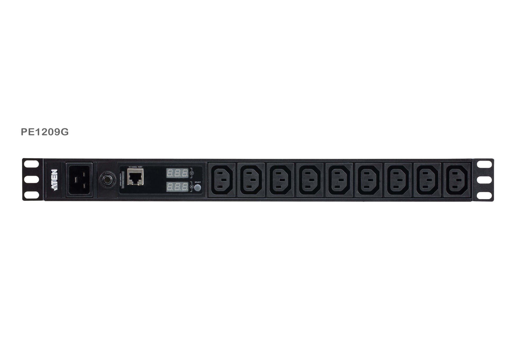 ATEN PE1209G PDU 3840 W – mit Messfunktion, Überstromschutz – 1U Rack – C13×9, Eingang IEC C20