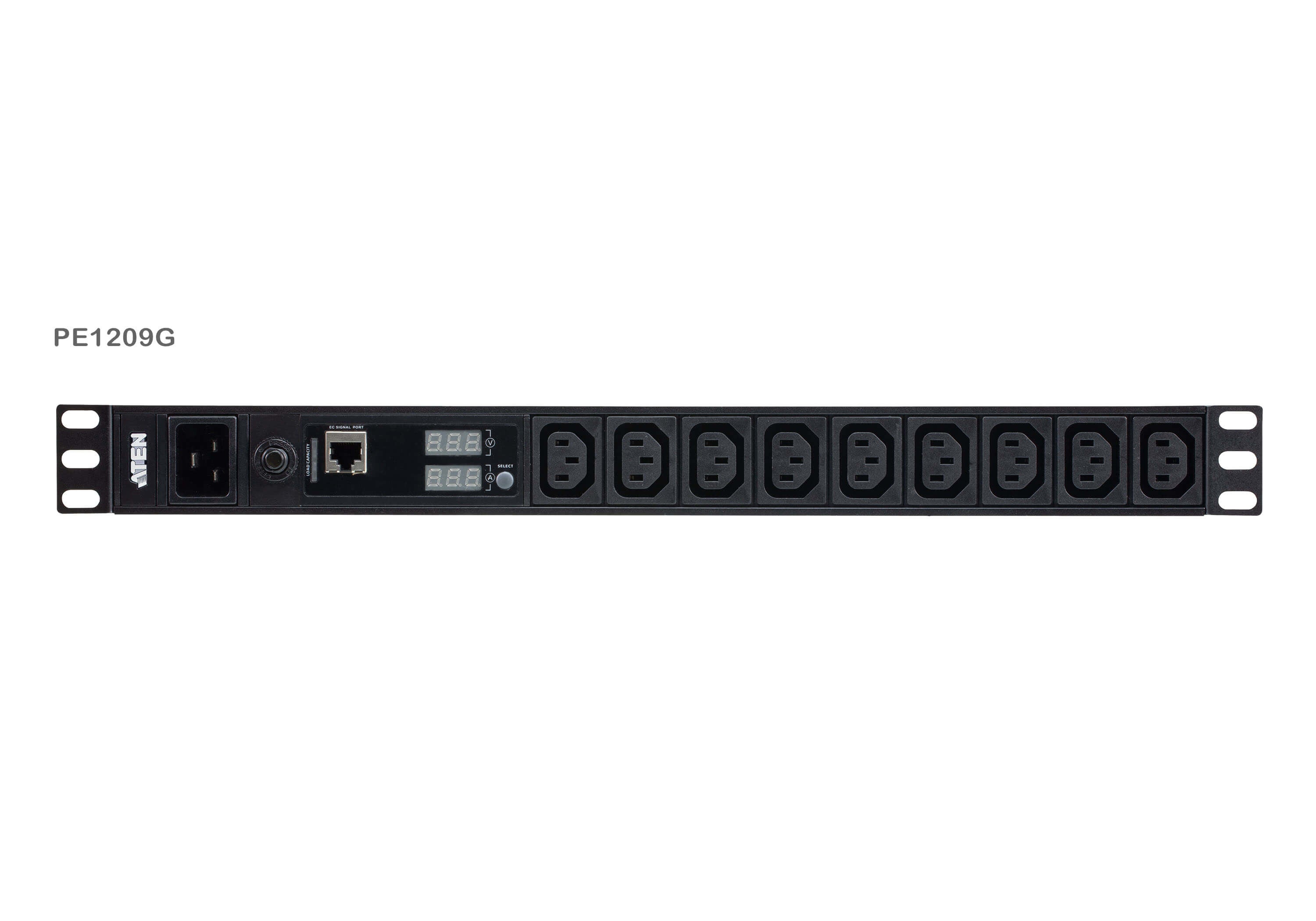 ATEN PE1209G PDU 3840 W – mit Messfunktion, Überstromschutz – 1U Rack – C13×9, Eingang IEC C20