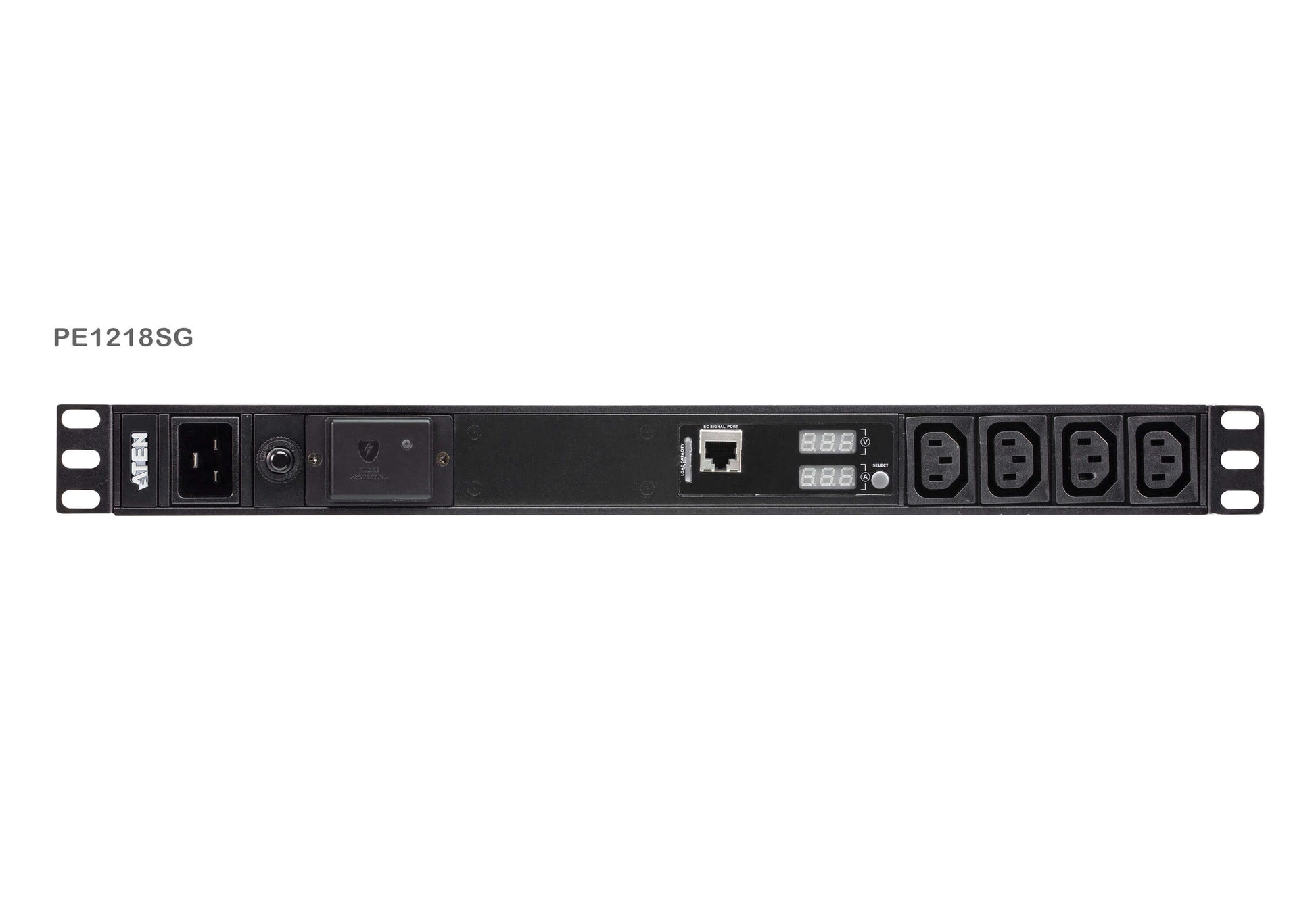 ATEN PE1218SG – Rack-PDU mit Messfunktion, 18× IEC C13, 16 A, IEC C20 Stecker, 1U horizontal