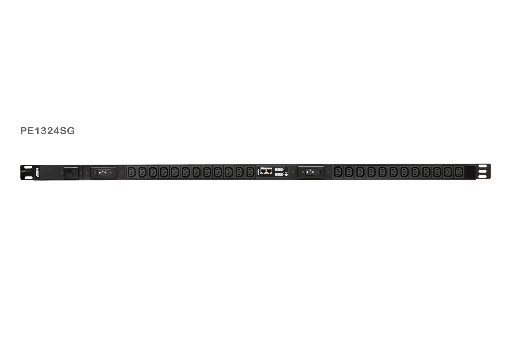 ATEN PE1324SG – Rack-PDU gemessen, 3-phasig, 24× IEC C13, 32 A, IEC 60309 Stecker, 0U vertikal, 7,7 kW