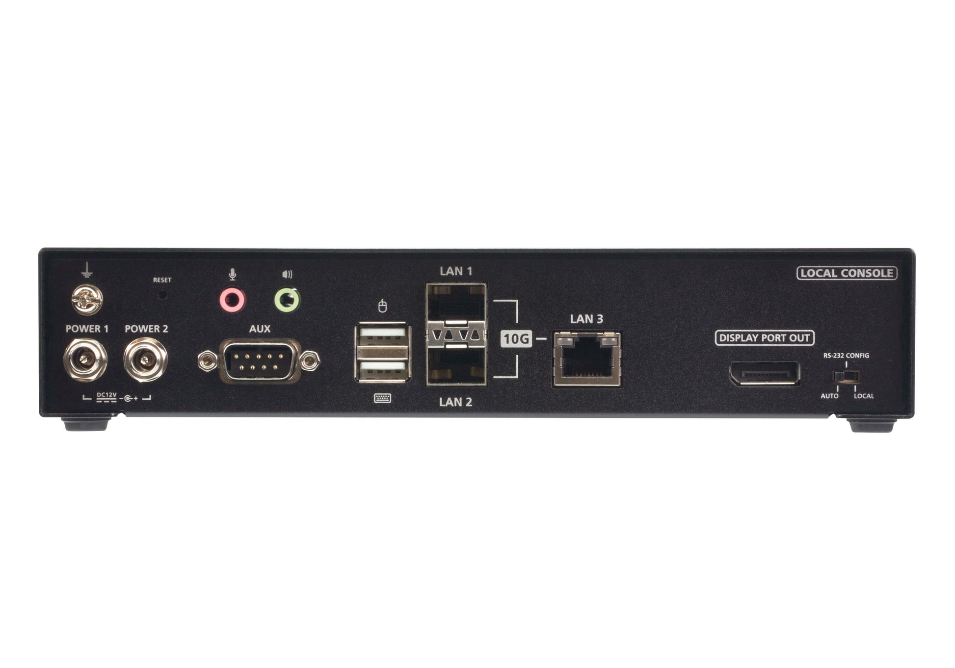 ATEN KX9970T – DisplayPort KVM über IP Sender, 5K@30 Hz, HDR, RS-232, 2× SFP, Schwarz