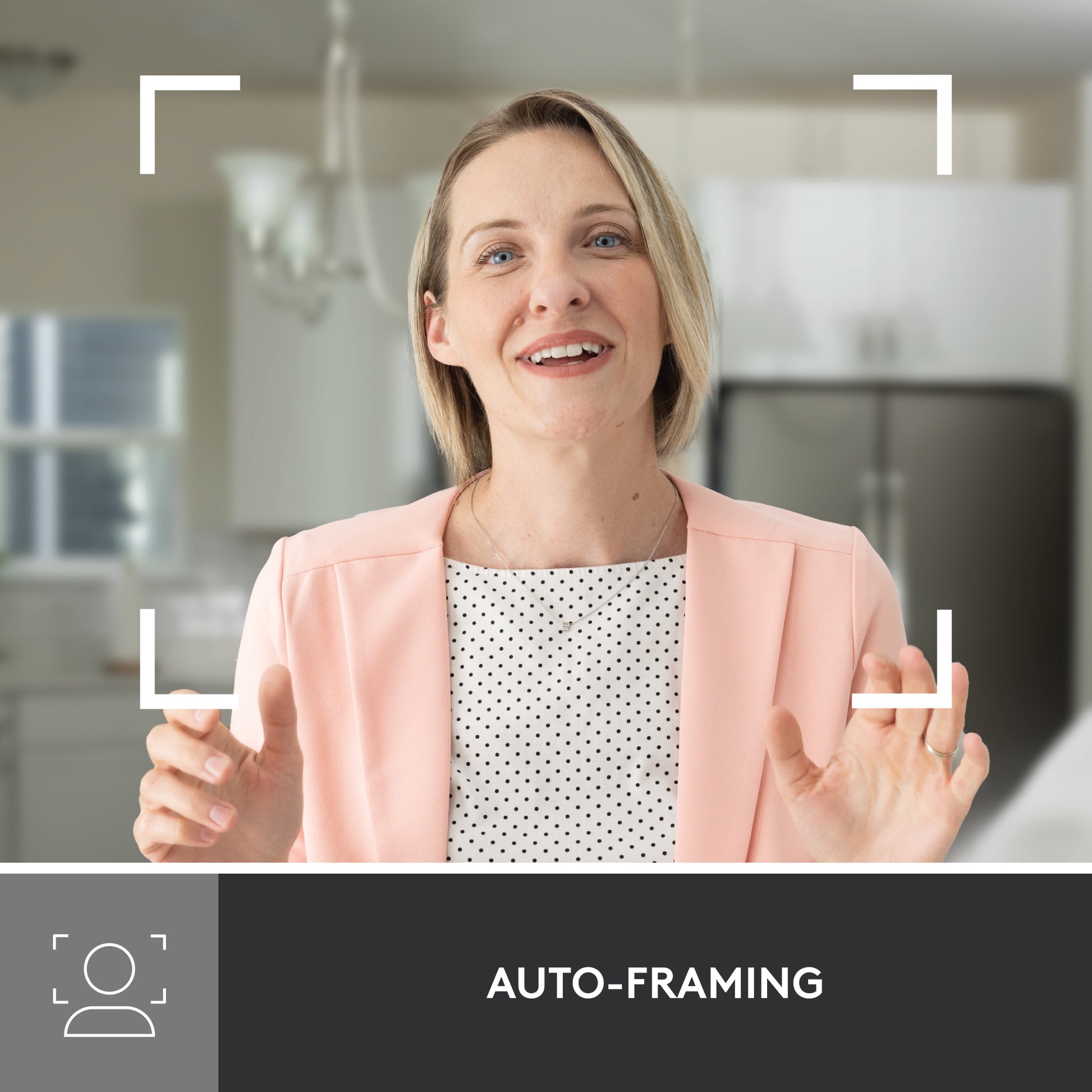 Logitech Webcam Brio 500 off-white