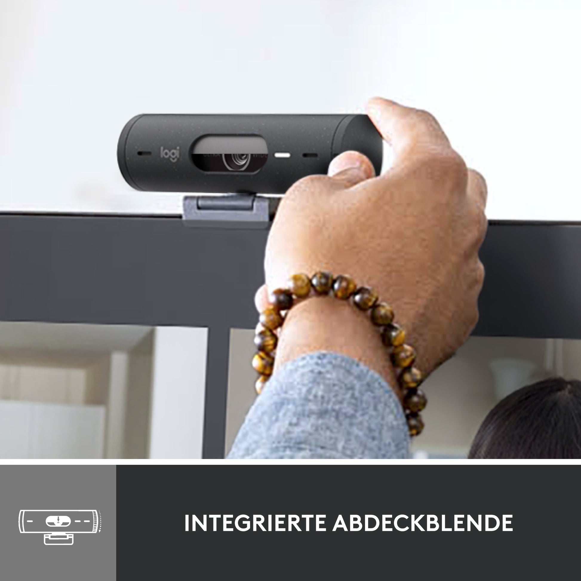 Logitech BRIO 500 – Webcam – Graphit