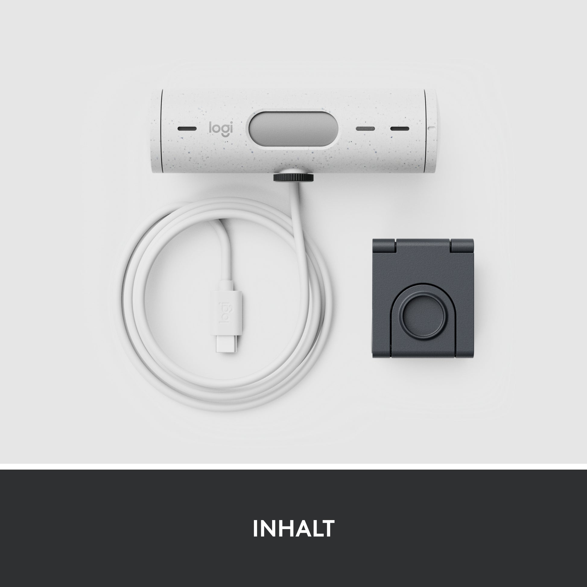 Logitech BRIO 500 – Webcam – Off-White