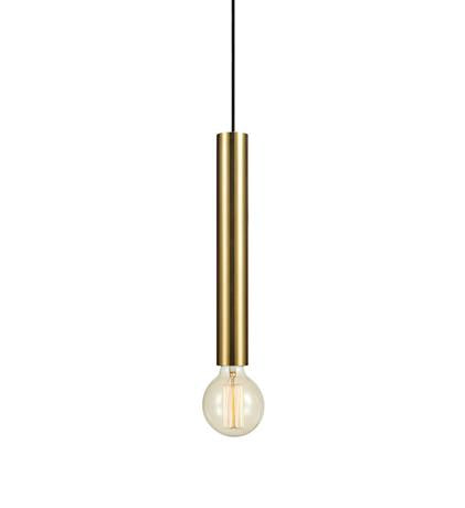 Markslöjd Pendelleuchte SENCILLO – Ø 5 × 35 cm, 40 W, Messing, Ein-/Ausschalter, höhenverstellbar