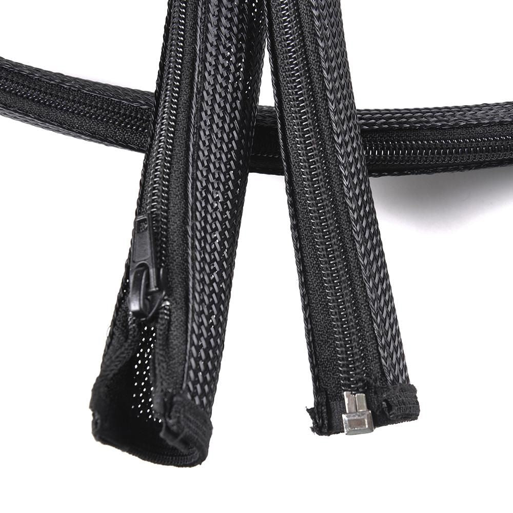 Vivolink PROZIPSLEEVE2028 – Reissverschlusshülle, Ø 20 mm, 2,8 m, Schwarz