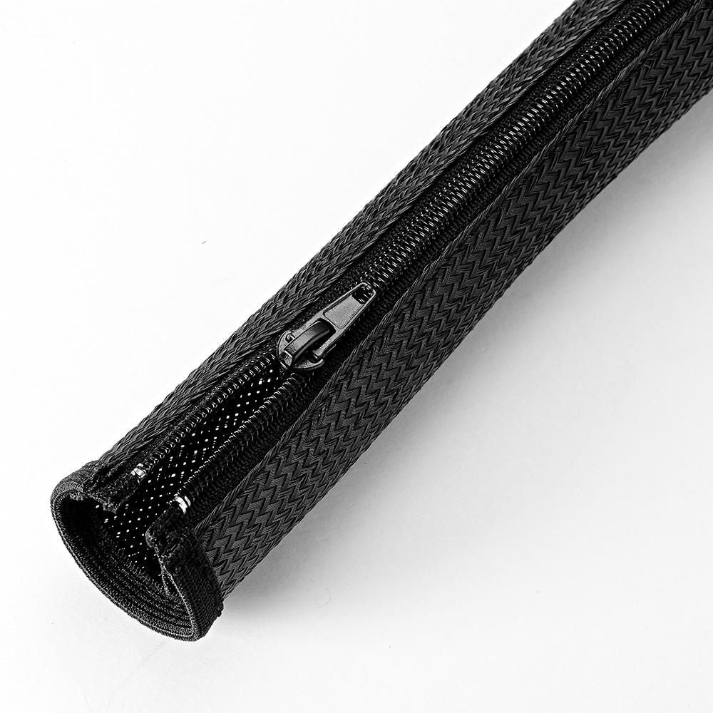 Vivolink PROZIPSLEEVE2028 – Reissverschlusshülle, Ø 20 mm, 2,8 m, Schwarz