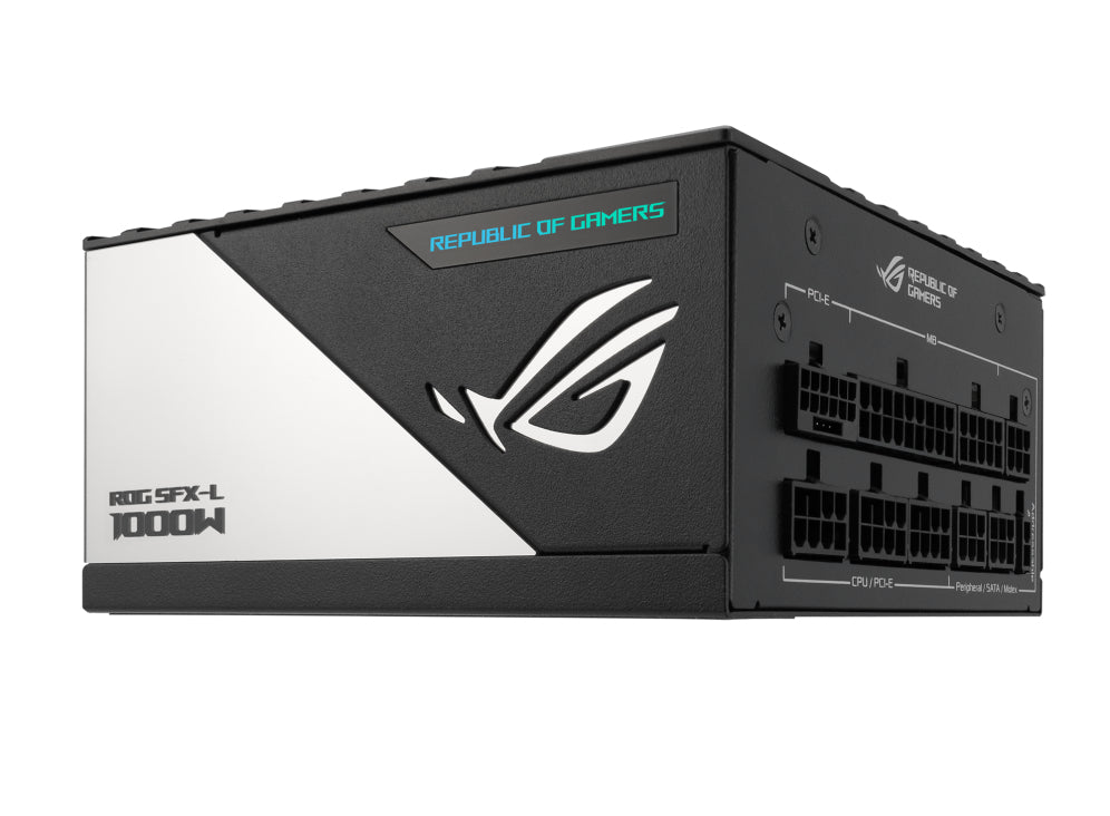 Asus Netzteil – 1000 W, Ausgangsanschlüsse 24-polig ATX, 3× 8-polig PCIe, Eingang 100–240 V – ROG Loki SFX‑L