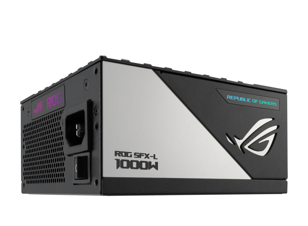 Asus Netzteil – 1000 W, Ausgangsanschlüsse 24-polig ATX, 3× 8-polig PCIe, Eingang 100–240 V – ROG Loki SFX‑L