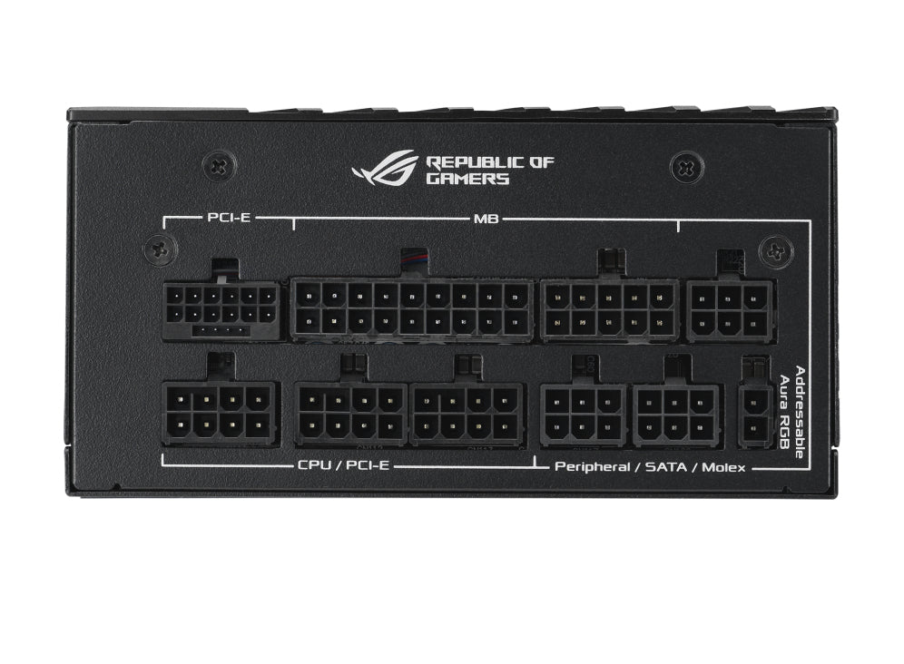 Asus Netzteil – 1000 W, Ausgangsanschlüsse 24-polig ATX, 3× 8-polig PCIe, Eingang 100–240 V – ROG Loki SFX‑L