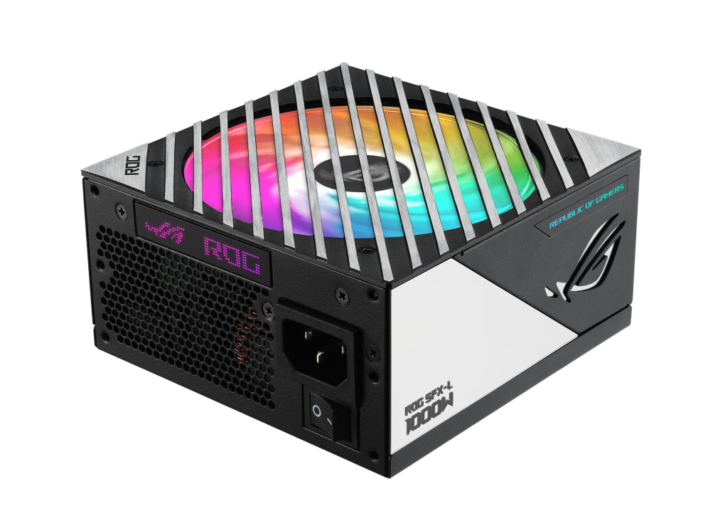 Asus Netzteil – 1000 W, Ausgangsanschlüsse 24-polig ATX, 3× 8-polig PCIe, Eingang 100–240 V – ROG Loki SFX‑L