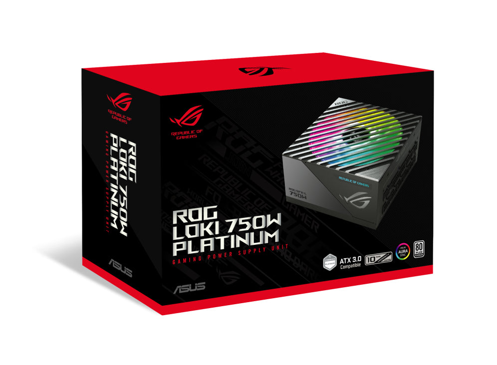 Asus Netzteil – 750 W, Ausgang +12 V, 62,5 A, Ausgangsanschluss 20+4 Pin ATX, Eingang 100–240 V, AC