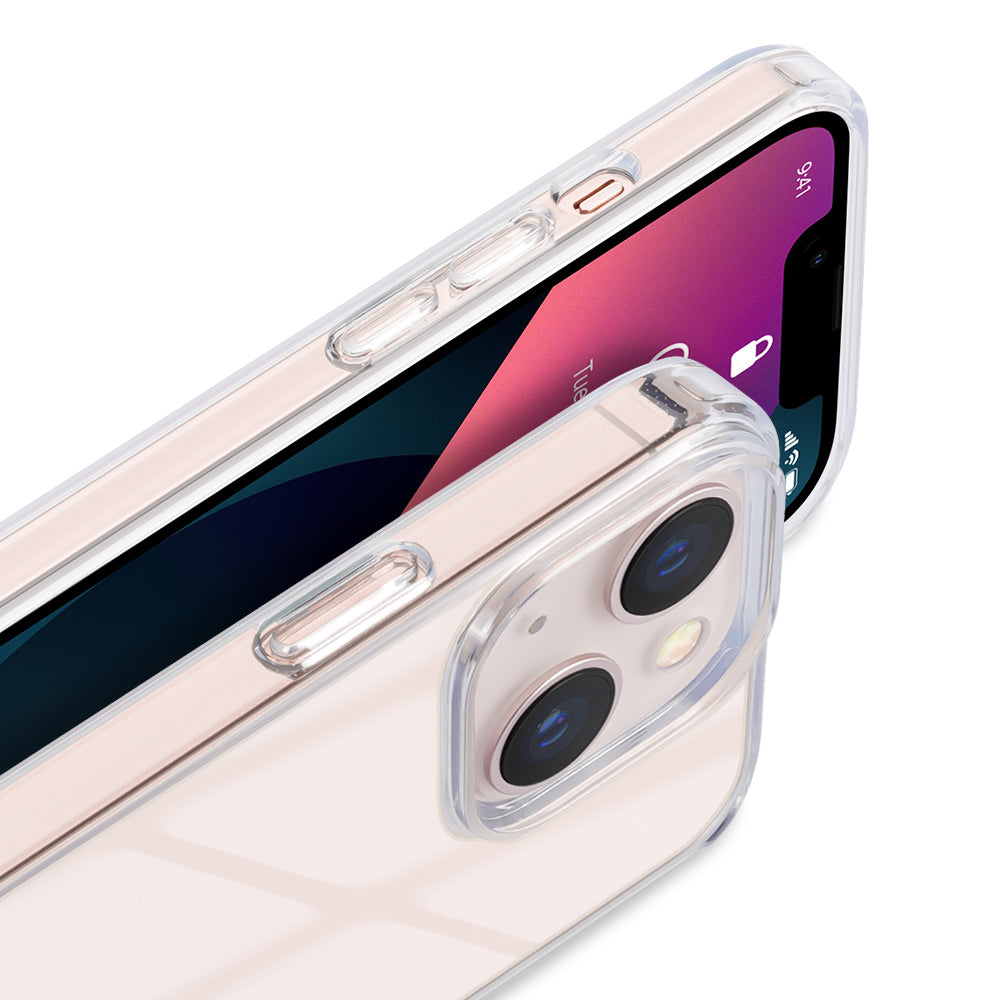 nevox StyleShell ShockFlex – Backcover – für Apple iPhone 14 Plus, PC+TPU, Transparent