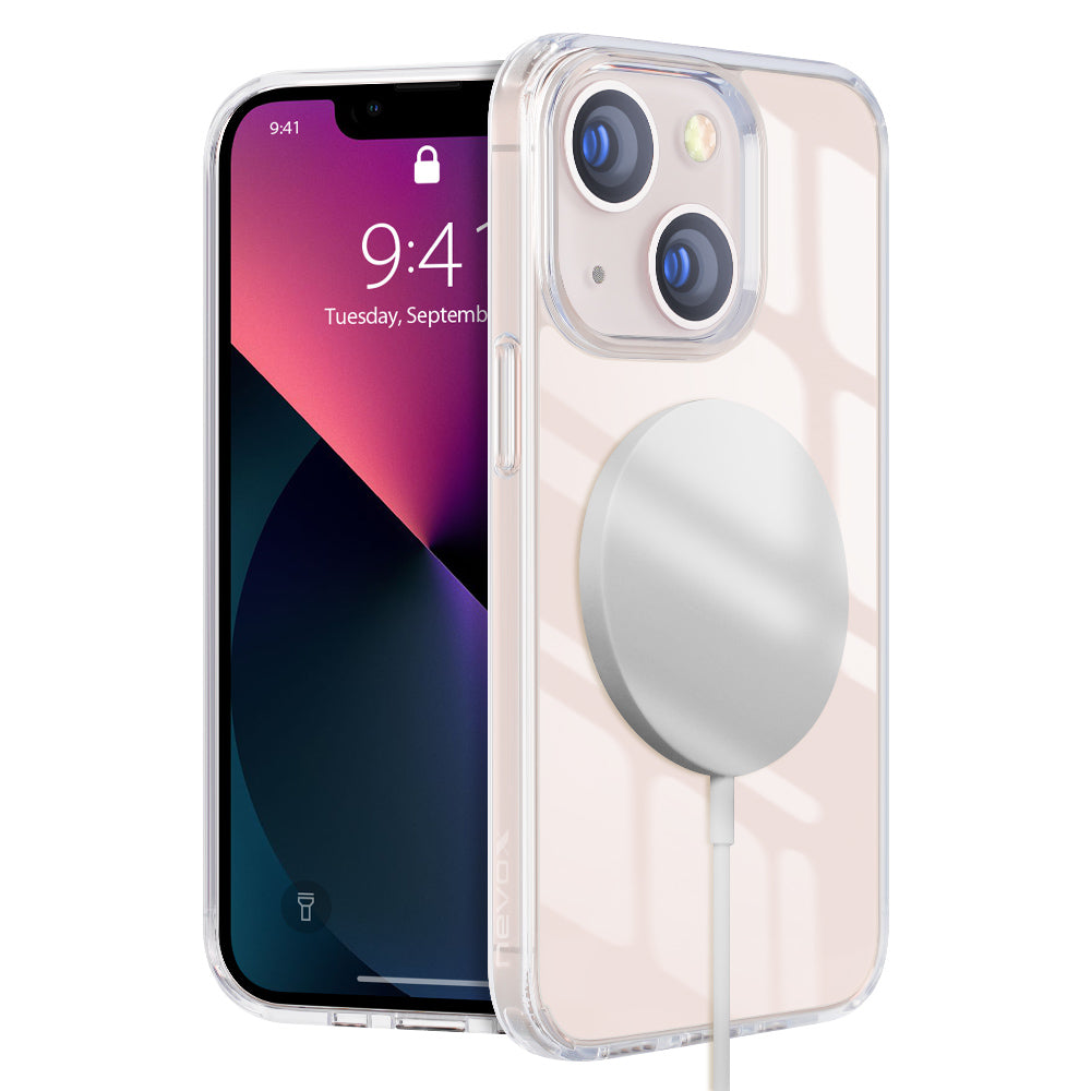 Nevox – Backcover – für Apple iPhone 16 Plus – transparent – TPU/PC, MagSafe-kompatibel