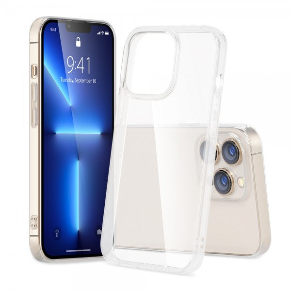 nevox StyleShell Flex Backcover – für Apple iPhone 14 Pro Max, TPU, Transparent