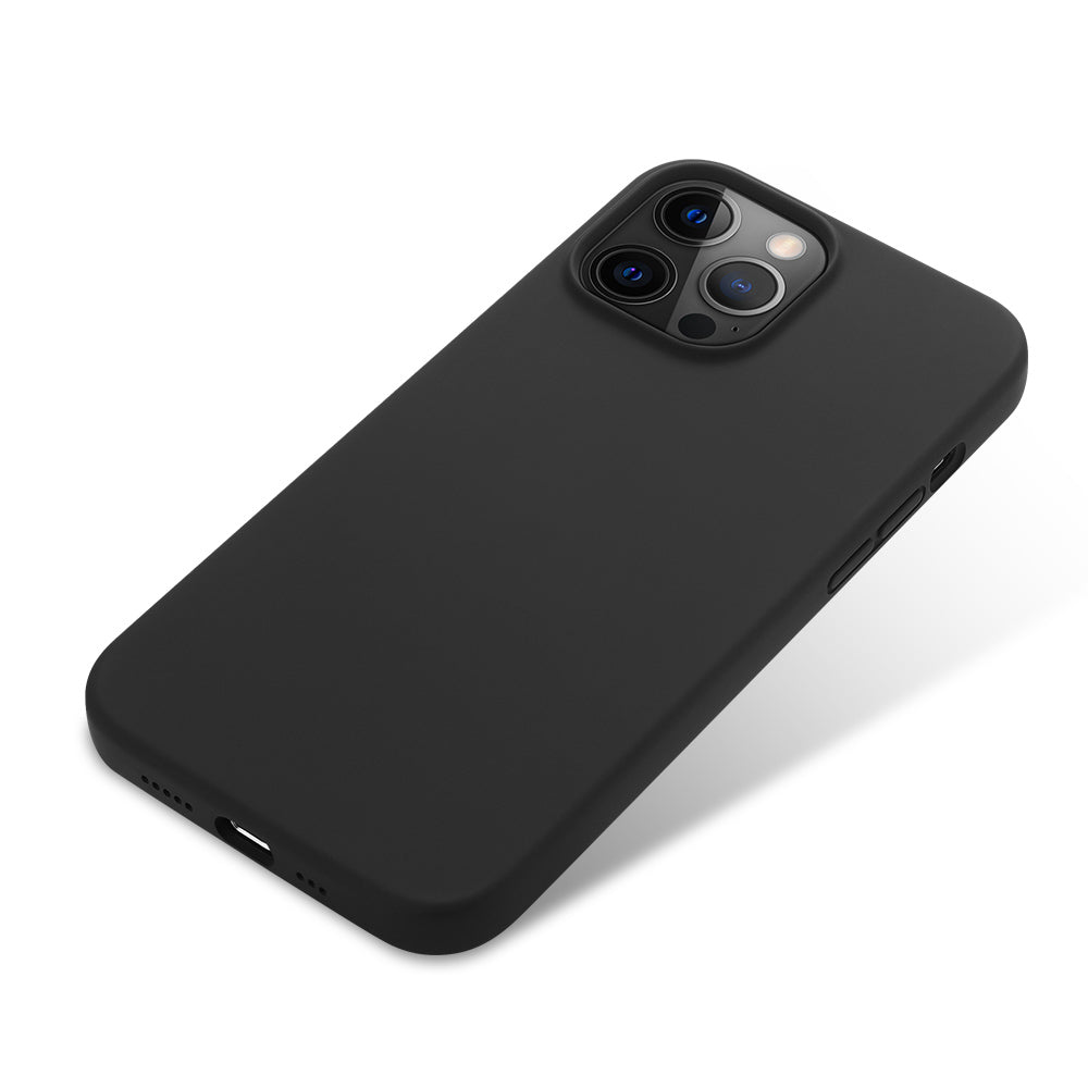 Nevox StyleShell Shock – Backcover – für Apple iPhone 16 Pro, MagSafe, Silikon+PC+Mikrofaser, Schwarz