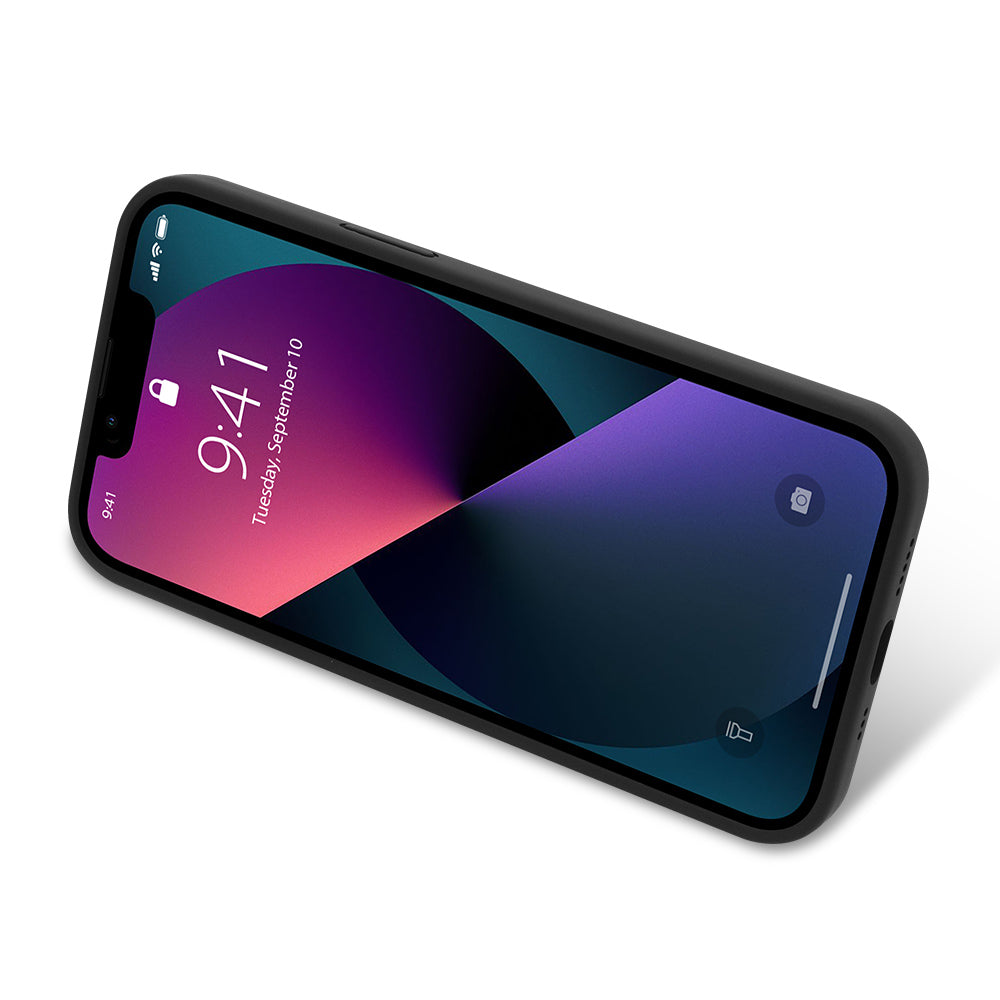 Nevox – Backcover StyleShell Shock – für Apple iPhone 16 – schwarz – Silikon – MagSafe-kompatibel