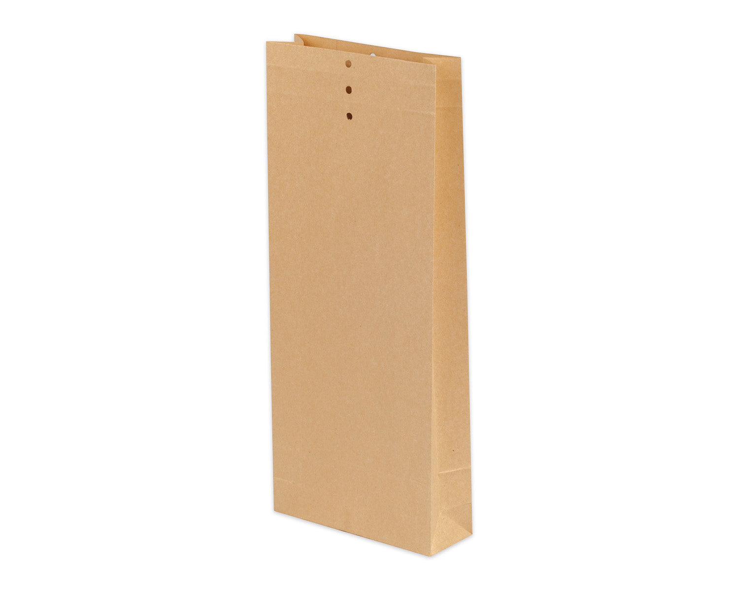 Elco Mustertüte (Klotzboden) – 140 × 345 × 50 mm, Lochung, Braun – 250 Stück