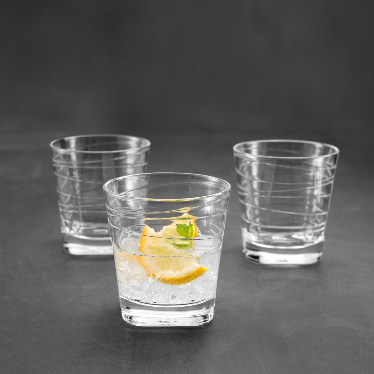 LEONARDO Trinkgläser – 6er Set, 250 ml, Ø 8,3 cm, Kalk-Natron-Glas, Transparent, spülmaschinenfest