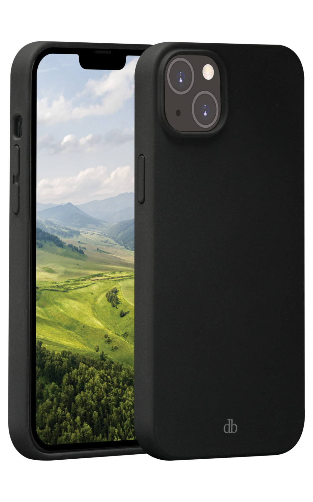 dbramante1928 Monaco – Backcover – für Apple iPhone 14, Recycling-Kunststoff, Schwarz, Kabelloses Laden