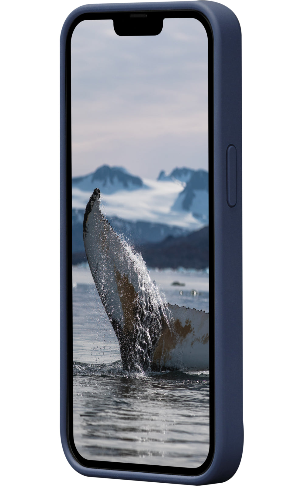 dbramante1928 Greenland Backcover – für Apple iPhone 14, Recycling-Kunststoff, Blau, kabelloses Laden