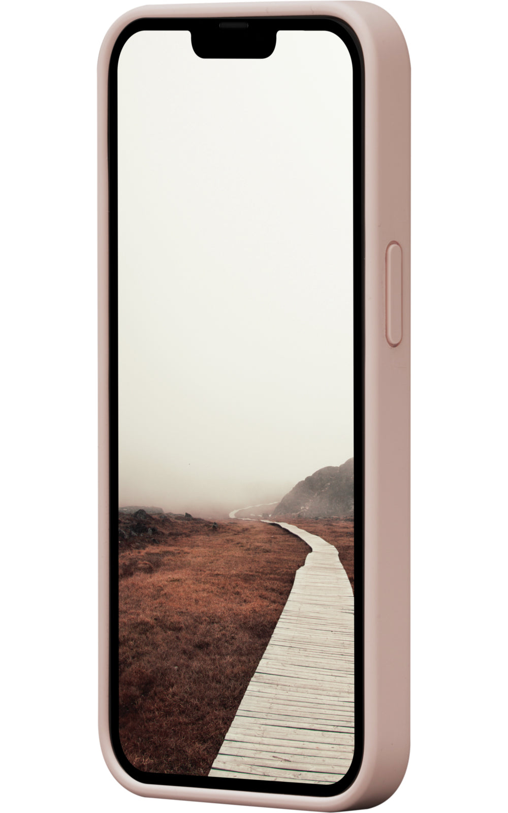 dbramante1928 Greenland Backcover – für Apple iPhone 14 Pro, Recycling-Kunststoff, Pink Sand
