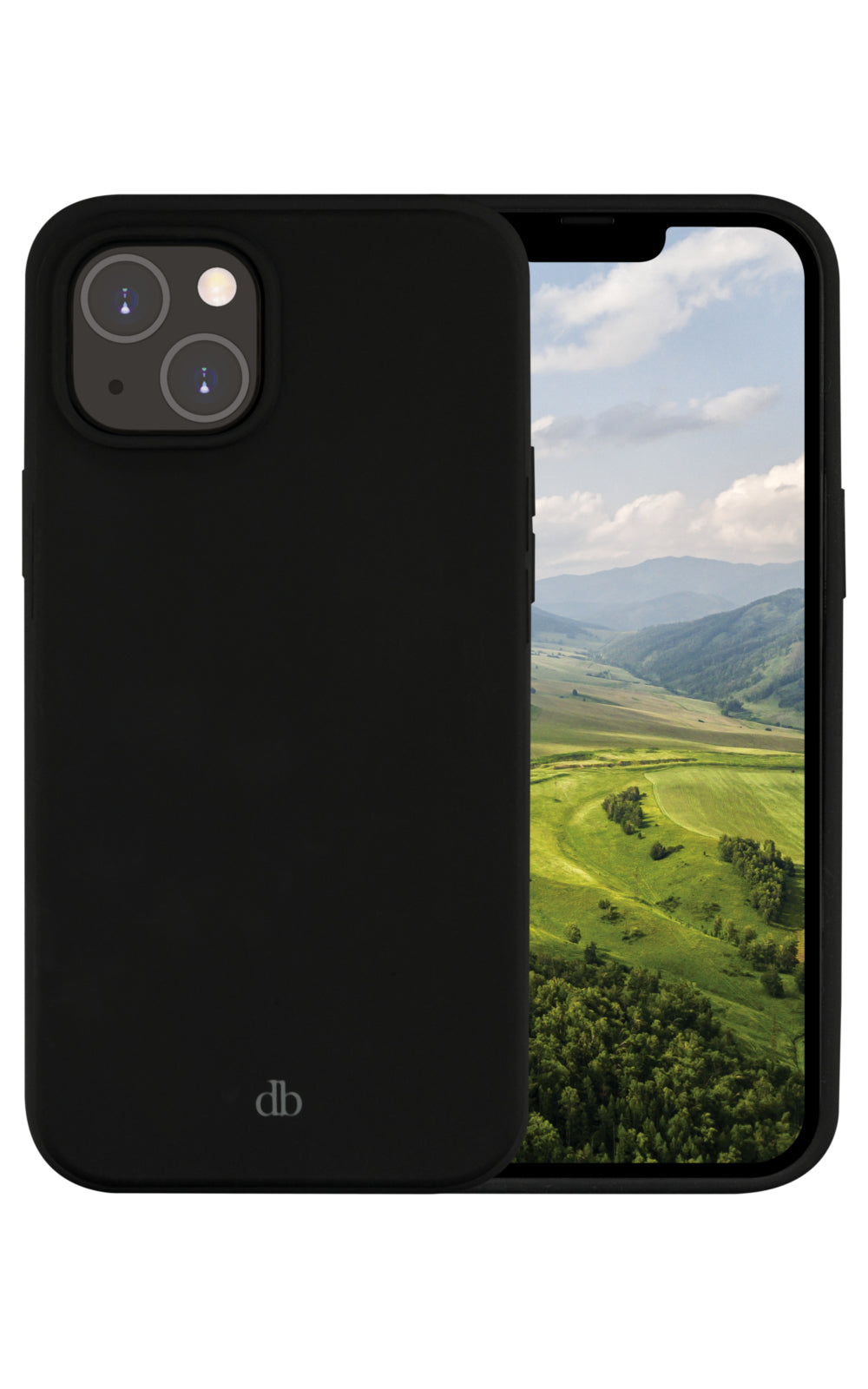dbramante1928 Backcover – für Apple iPhone 14 Plus, Recycling-Kunststoff + Silikon, schwarz