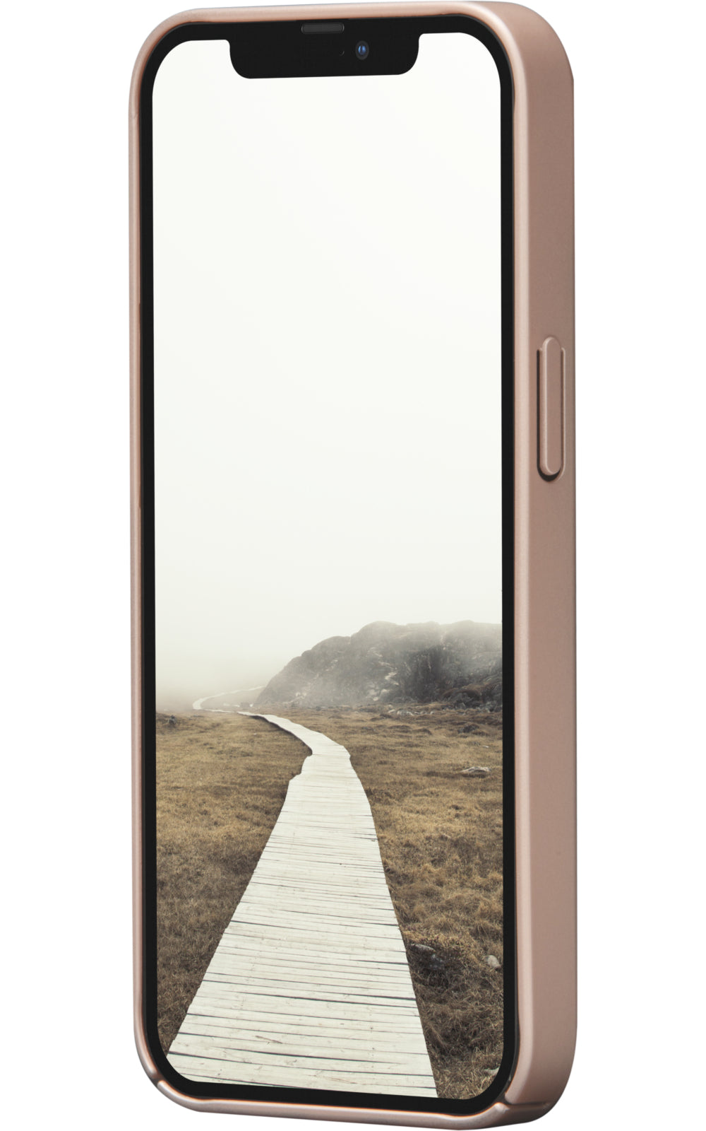 dbramante1928 Backcover – für Apple iPhone 14 Pro, Recycling-Kunststoff, Pink, bis 1,2 m sturzsicher