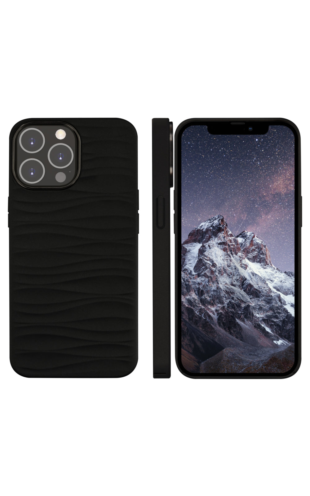 dbramante1928 Backcover – für Apple iPhone 14 Pro Max, Recycling-Kunststoff, schwarz, bis 1,2 m sturzsicher