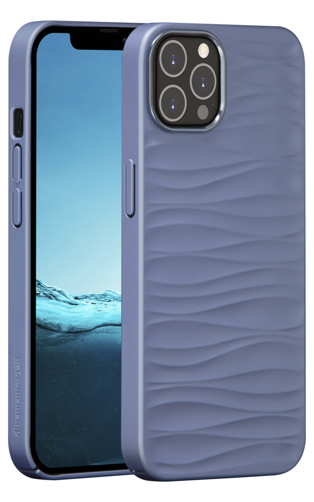 dbramante1928 Backcover – für Apple iPhone 14 Pro Max, Blau, bis 1,2 m sturzsicher, kabelloses Laden