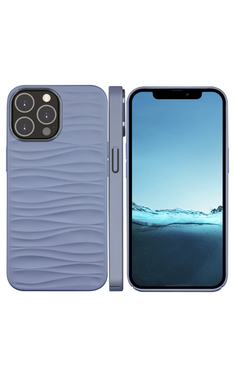 dbramante1928 Backcover – für Apple iPhone 14 Pro Max, Blau, bis 1,2 m sturzsicher, kabelloses Laden