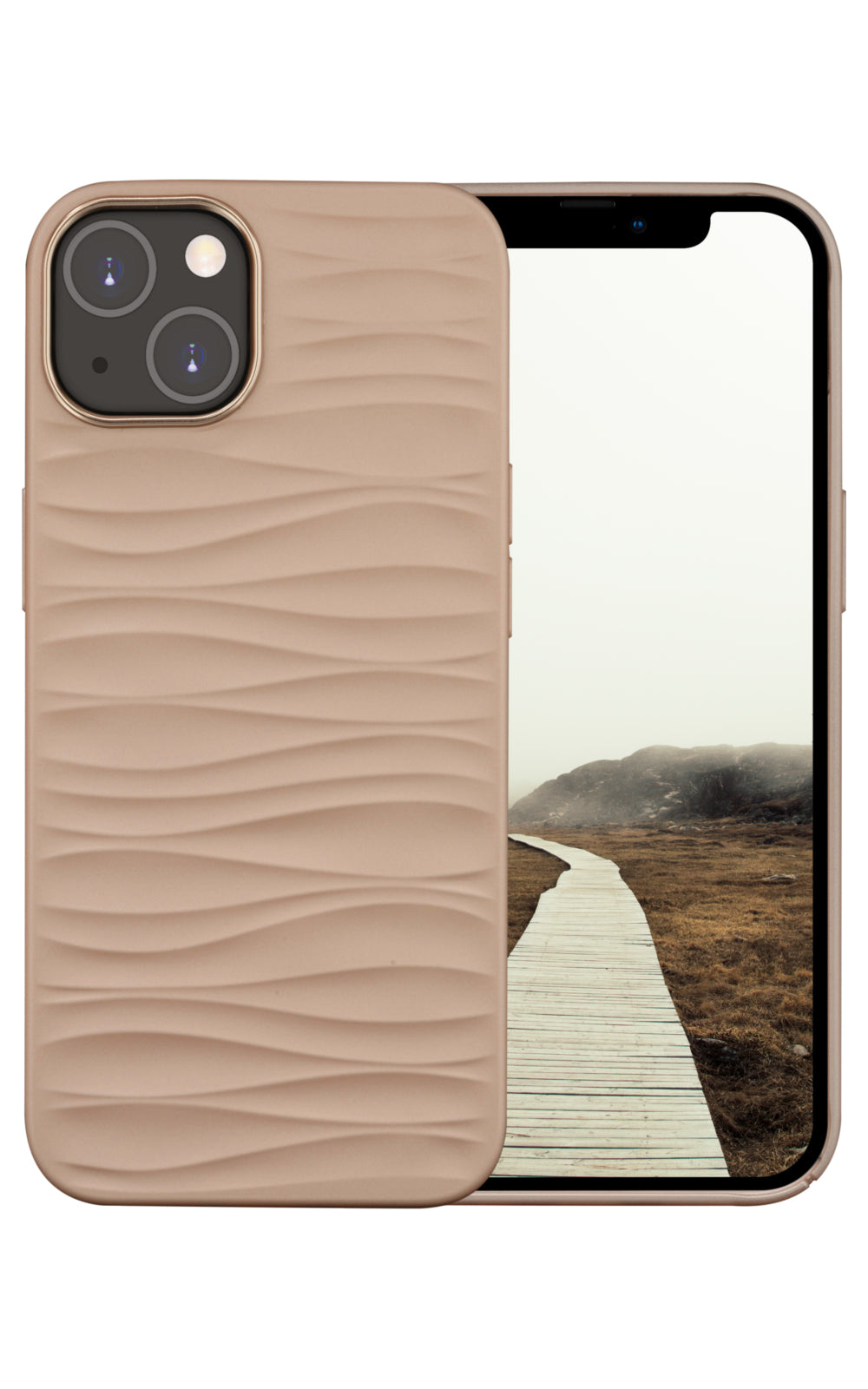 dbramante1928 Backcover – für Apple iPhone 14 Plus, Recycling-Kunststoff, Pink, bis 1,2 m sturzsicher