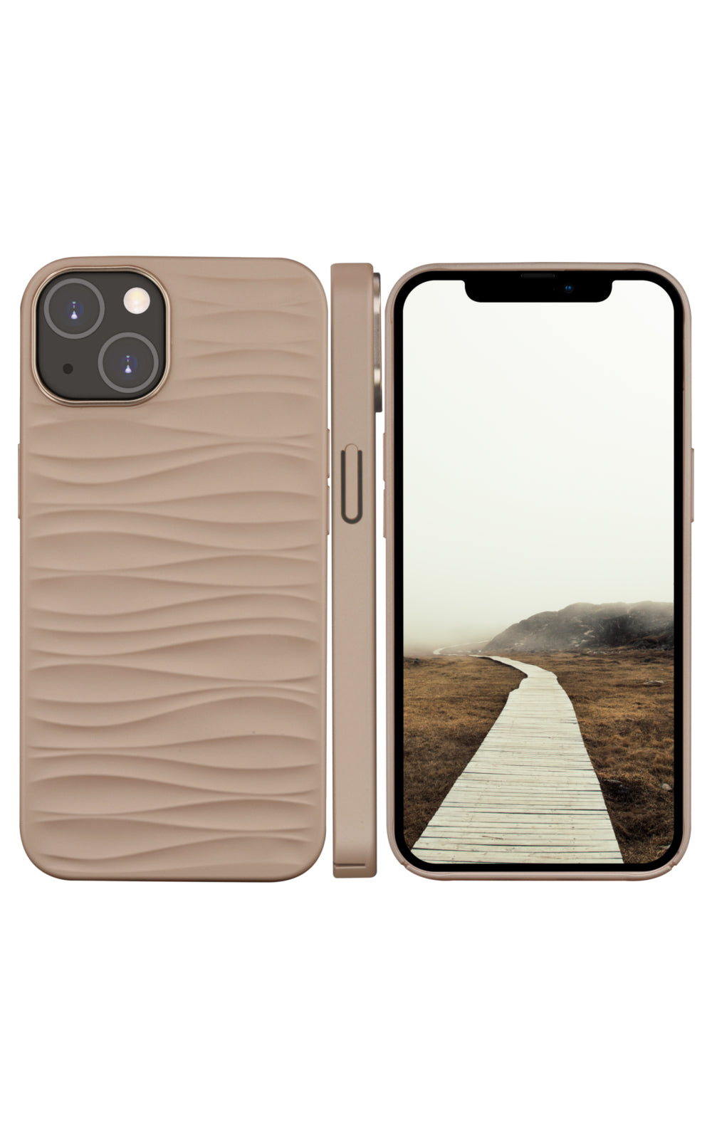 dbramante1928 Backcover – für Apple iPhone 14 Plus, Recycling-Kunststoff, Pink, bis 1,2 m sturzsicher