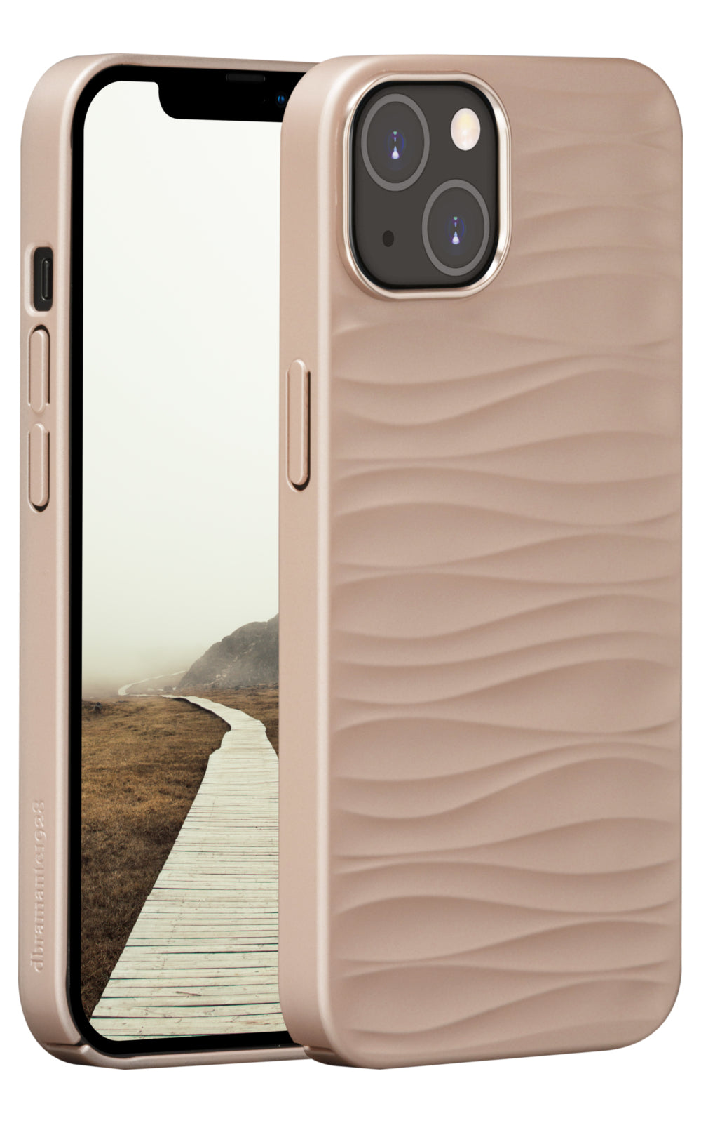 dbramante1928 Backcover – für Apple iPhone 14 Plus, Recycling-Kunststoff, Pink, bis 1,2 m sturzsicher