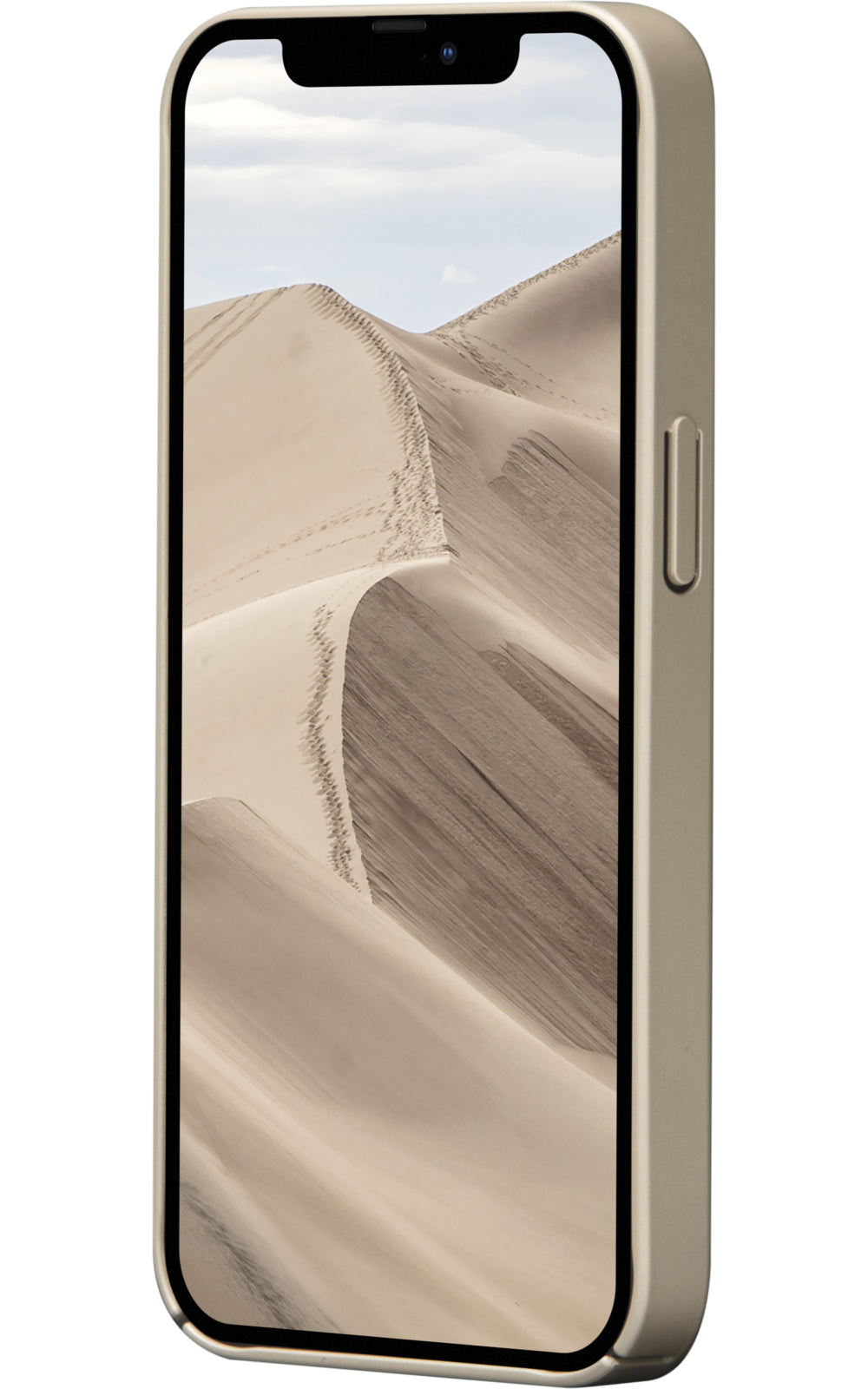dbramante1928 Dune – Backcover – für Apple iPhone 14 Pro Max, Sand, Kabelloses Laden, bis 1,2 m Sturzsicher