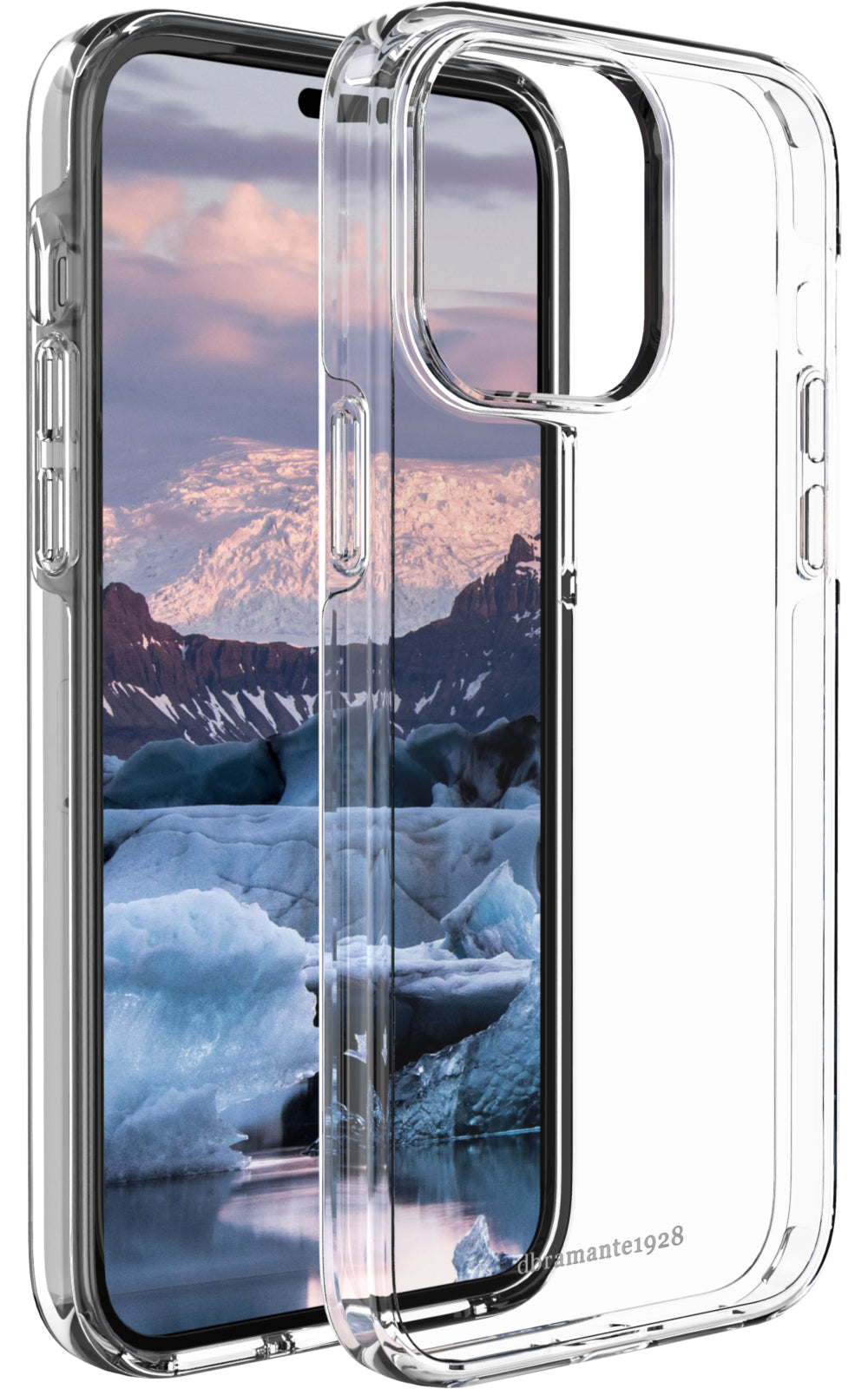 dbramante1928 Backcover – für Apple iPhone 14 Pro Max, Recycling-Kunststoff, transparent, bis 3 m sturzsicher