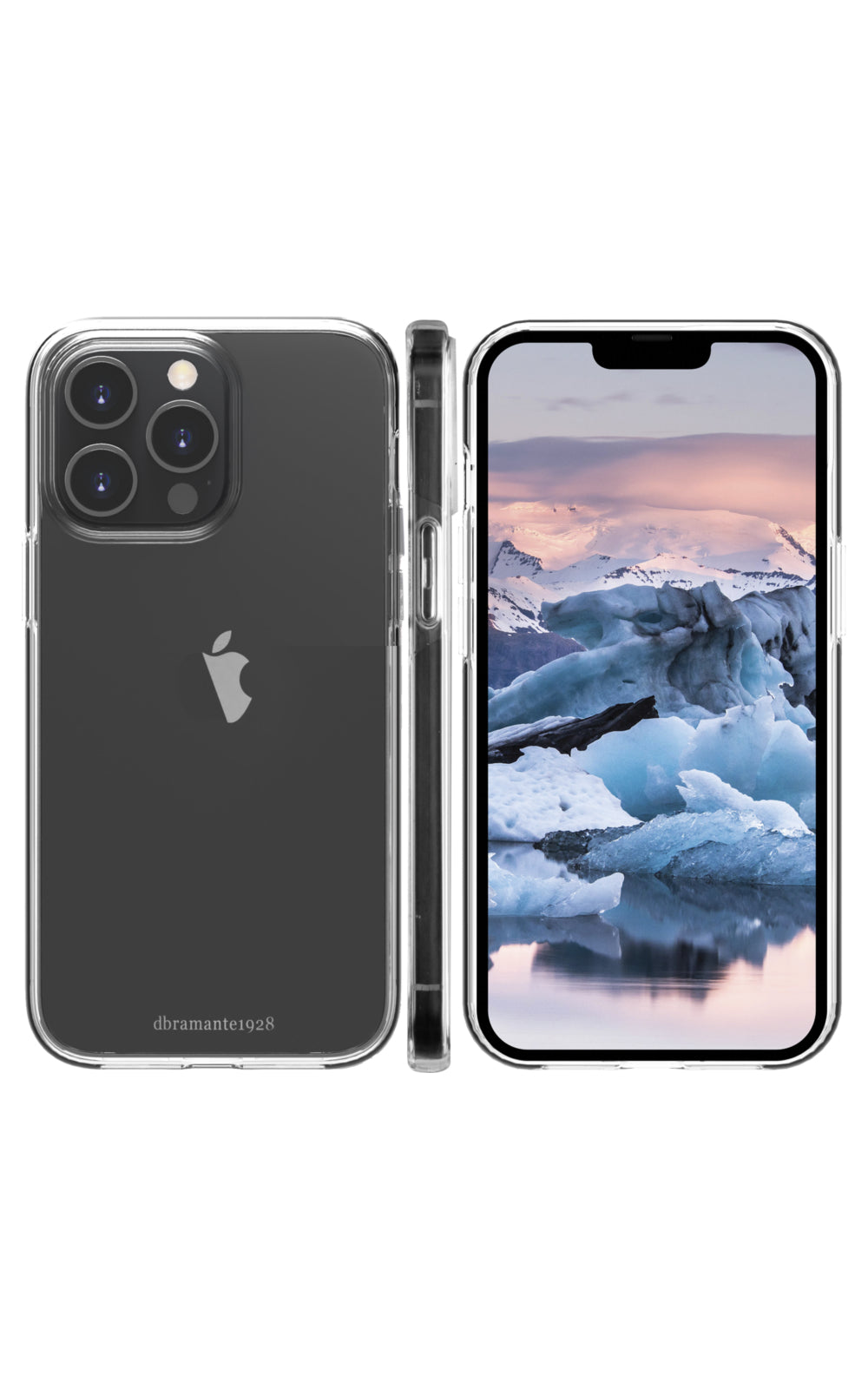 dbramante1928 Backcover – für Apple iPhone 14 Pro Max, Recycling-Kunststoff, transparent, bis 3 m sturzsicher
